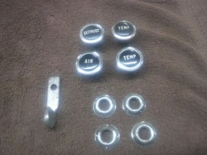1949,50,51 Chrysler, Dodge, Plymouth Dash Knobs and Bezels Used OEM - Foto 1 di 6