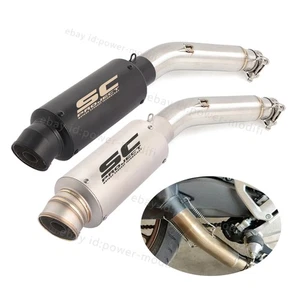 Silenciador de 51 mm puntas de escape negras para Honda CBR300R CB300R 2018-2025 - Imagen 1 de 12