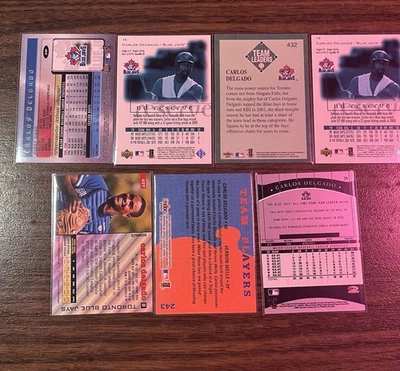Fleer, UD, Donruss, Bowman Carlos Delgado 2001, lote de 7 tarjetas de béisbol $9,49 Foto 1 de 2