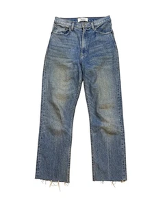 Jeans dritti Reformation Stevie ultra alti taglia 26 lavaggio medio - Foto 1 di 7