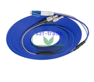 20M LC to FC Duplex Indoor Armored Cable Single Mode SM 9/125 Fiber Patch Cord - Afbeelding 1 van 1