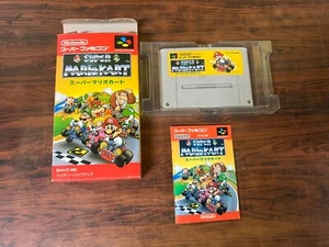 Super Mario Kart Nintendo Super Famicom SFC SNES CIB Japan Tested - Picture 1 of 2