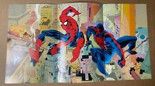 Signed Stan Lee SPIDER-MAN Today & SPIDER-MAN 2099 Comic Poster Marvel 1992