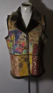 WEAVZ braune warme isolierte Weste mit Knöpfen Größe M neu ohne Etikett - Bild 1 von 7