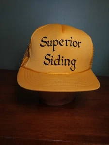De colección Malla Camionero Snapback Sombrero Revestimiento Superior Construcción Nuevo de Lote Antiguo Deadatock - Imagen 1 de 7