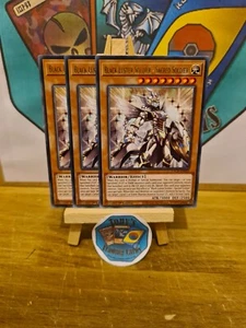 3 x TOCH-EN035 Soldado Brillo Negro - Soldado Sagrado Juego Raro 1a Edición YuGiOh - Imagen 1 de 1