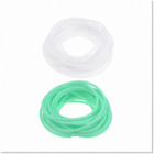 "Ensemble de tubes en silicone bleu vif vert et blanc - 16 pieds 1/8" diapo 1/16" trou - H