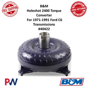 B&M Holeshot 2,300-2,500 Stall Torque Converter For 1971 - 1991 Ford C6 #40422 - Picture 1 of 6