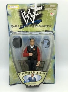 WWF Jim Ross Ringside Collection Serie 2 con microfono, auricolare e cappello - Nuovo con scatola! - Foto 1 di 8