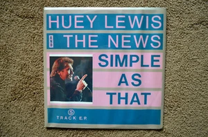 Huey Lewis & News U.K. 12” EP 'Simple As That” on Chrysalis (HUEYX 7), SEALED - Bild 1 von 2