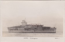 Royal Navy RP Postcard HMS 'Courageous'. Cruiser then Carrier. Sunk WW11. c 1930