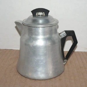 Vintage Camping WEAR-EVER Aluminum Coffee Pot Percolator 16 Cup Model 5064 - Picture 1 of 13