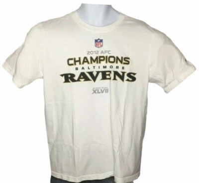 Baltimore Ravens | Nike 2012 AFC Champs White | Men's Shirt (Size:L) - Image 1 of 3