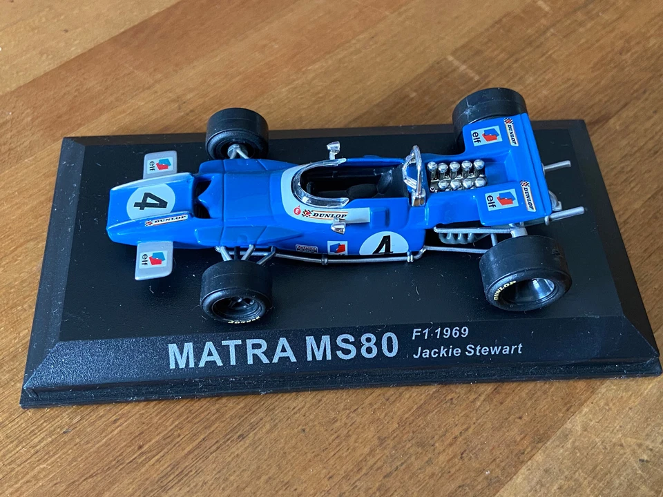 Matra MS 80 Jackie Stewart winner GP Olanda 1969 World Champion Edicola 1/43 - Immagine 1 di 3