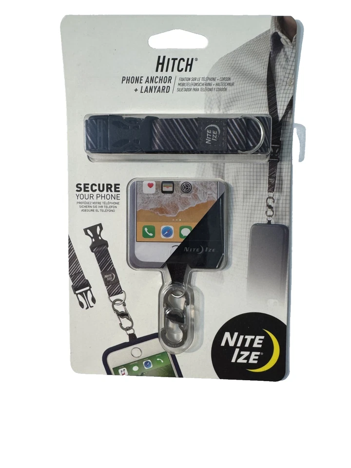 Nite Ize Hitch Phone Anchor Lanyard Smartphone Drop & Theft Protection Steal