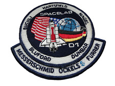 Aufnäher NASA Space Shuttle Mission Challenger STS-61A  11,5 cm mit Missionsheft