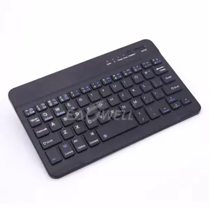 For 8" 8.0-inch Android Tablet PC Keyboard Universal Wireless Keypads Black New - Picture 1 of 8