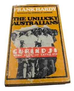 The Unlucky Australians Frank Hardy HC 1968 w/ Dust Jacket Indigenous Rights - Picture 1 of 7