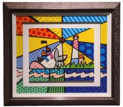 Romero Britto 2016 "Nantucket" 3-D Serigraphy SIGNED! - Image 1 of 4