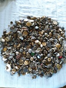Vintage and Modern Metal Buttons