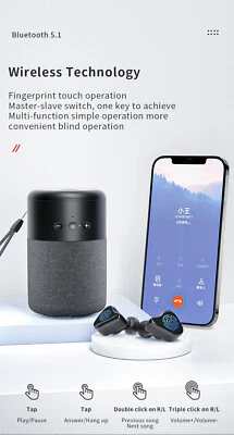 2 in 1 Wireless Speaker With Earphones - Image 1 of 4