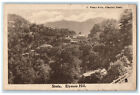 1920 Elysium Hill Simla India Sepia Collotype Tuck Art Antique Posted Postcard