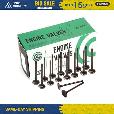 Intake Exhaust Valves Fit 04-08 Chevrolet Aveo Aveo5 1.6 DOHC VIN 6 - Image 1 of 4