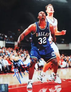 Jamal Mashburn Dallas Mavericks Kentucky Autographed 8x10 Signed Photo - Picture 1 of 3