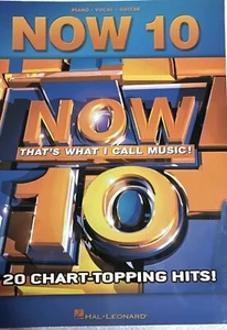 ￼￼Now 10: 20 Chart Topping Hits-Now That’s What I Call Music! Piano Vocal Guitar - Picture 1 of 5