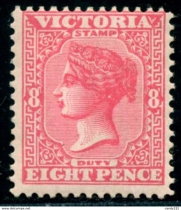 1886 Australia Victoria, Definitive, 8 P, Mi. 96, MH - Picture 1 of 1