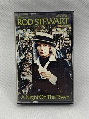 Vintage Cassette - ROD STEWART : A NIGHT ON THE TOWN - Image 1 of 4