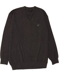 PAUL & SHARK Mens V-Neck Jumper Sweater XL Grey New Wool WG06 - Picture 1 of 3