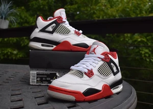 Nike Air Jordan 4 Retro GS 'Fire Red' 2020 408452-160 juvenil talla 4,5 años - Imagen 1 de 10