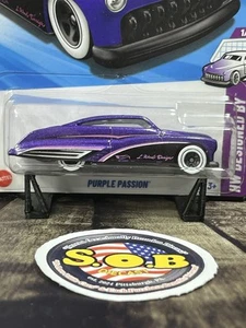 Hot Wheels 1949 Mercury Purple Passion Larry Wood Diecast Sealed USED NM Cond - Picture 1 of 7