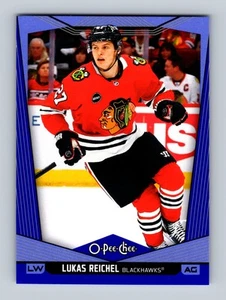 2024-25 O-Pee-Chee Blue Border #231 Lukas Reichel Chicago Blackhawks - Picture 1 of 2