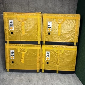 (4) BOLSAS DE ALMACENAMIENTO AMAZON COURIER ENTREGA GRANDE 28x23x20 AMARILLAS LOTE DE 4 BOLSAS - Imagen 1 de 8
