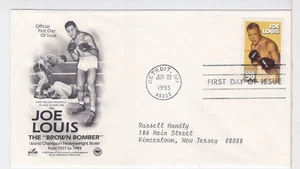 TurtlesTradingPost- Joe Lewis, Boxer- 1993 #2766 FDC- Artcraft Variety Cachet - Picture 1 of 1