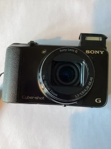 SONY CYBERSHOT DSC-HX10V BLACK 18MP Digital Camera Carl Zeiss Lens Excellent+ - Picture 1 of 7
