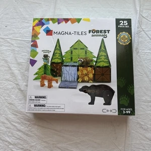 MAGNA-TILES Forest Animals 25-Piece Magnetic Construction Set, 153  - Picture 1 of 6