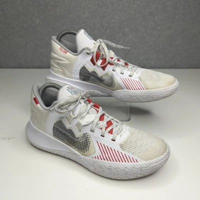Nike Kyrie Flytrap VI Basketball Shoes White Red Mens Size 8 CZ4100-100 - Image 1 of 4