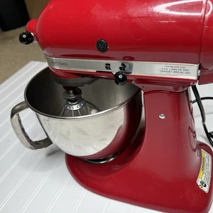 KitchenAid KSM155GBCA0 Artisan Design 5Qt Mixer - 325W - Rosso - Vedi Descrizione - Foto 1 di 7