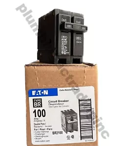 Eaton BR 2100 100Amp Double Pole Standard Trip Circuit Breaker - Picture 1 of 1