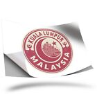 1 x Vinyl Sticker A3 - Malaysia Kuala Lumpur Travel #7445
