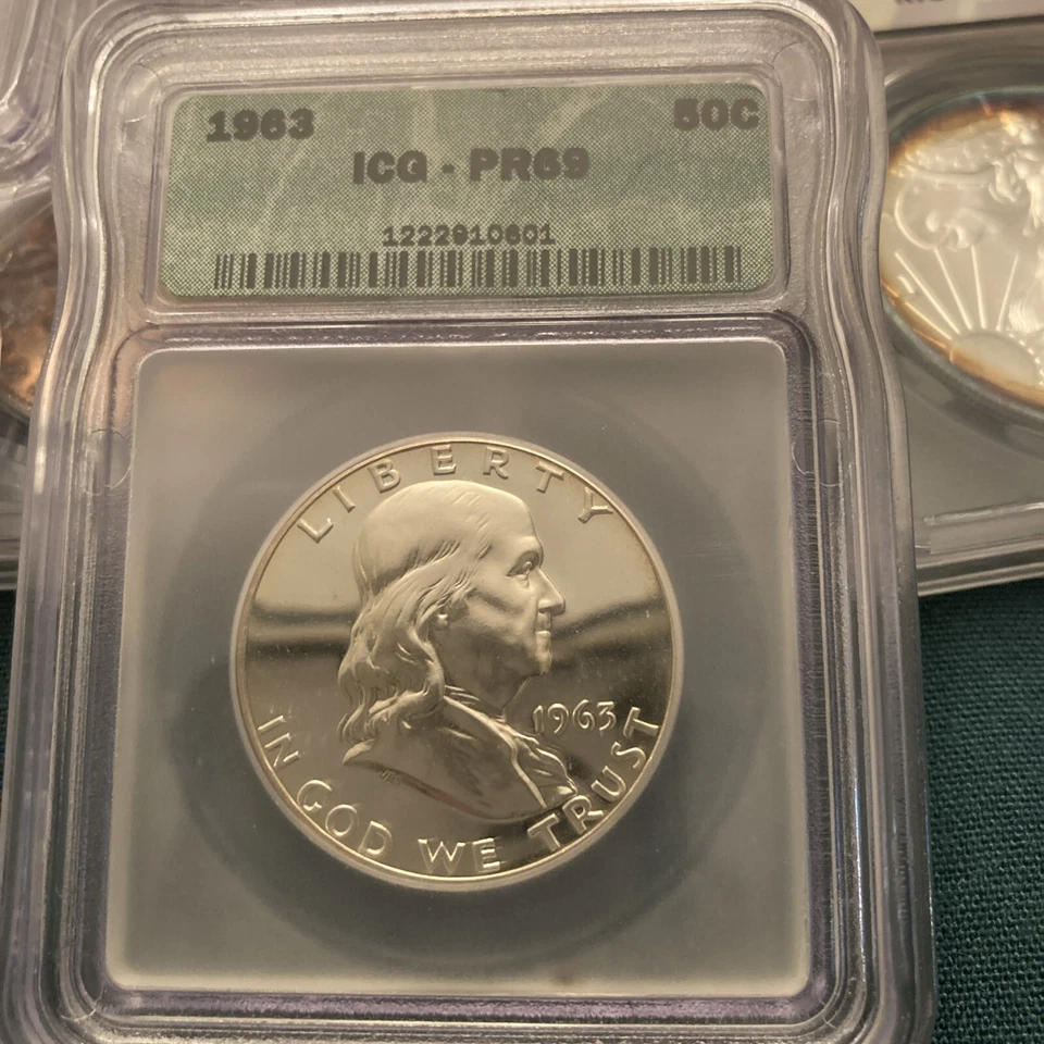 1963 Pr 69 Proof Set By ICG with 2-Cameos - Image 1 of 4