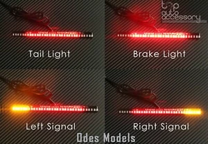 33-SMD LED Bar Brake Tail Light & Left/Right Turn Signal Lamp for Odes UTVs ATV - Foto 1 di 3