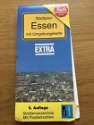 Vintage Stadtplan Essen 1996 Karte