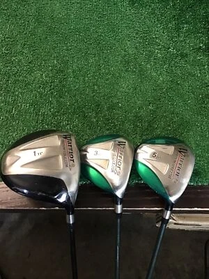 Warrior Custom Golf Driver 3-5 Woods Set Regular Graphite Shafts - Image 1 of 4