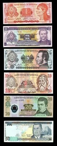Honduras 6PCS SET 1 2 5 10 20 50 Lempira 2006/2008 P84-80-91-86-95-94 UNC - Picture 1 of 2