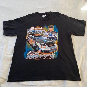 KEVIN HARVICK T-Shirt XL Black NASCAR CHASE GM Monte Carlo SHINING VICTORY vtg - Picture 1 of 12