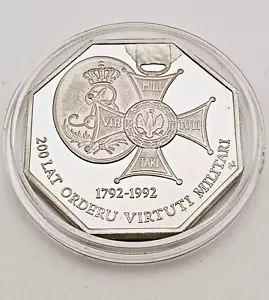 POLEN 1992 50000 ZL MÜNZE 200. UNC JAHRESTAG DES ORDENS DER MILITÄRISCHEN TAPFERKEIT - Bild 1 von 4